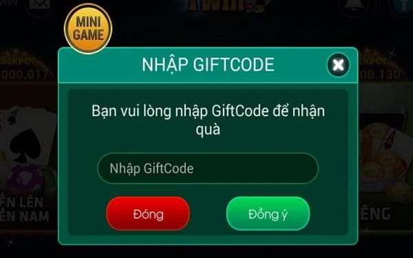 giftcode tiến lên miền nam facebook