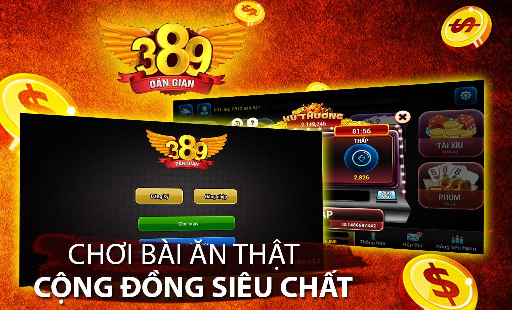 Ưu điểm của 389 game bài đổi thưởng