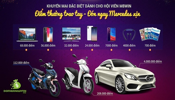Quay hũ đổi thưởng M8win